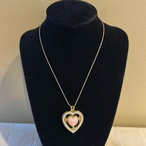 Pink Heart Necklace